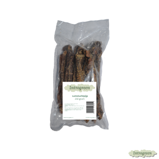 Lamsluchtpijp in verpakking – natuurlijke hondensnack 250g