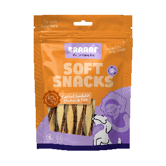 Braaaf Soft Snack Gedraaide Sandwich - Kip & Vis