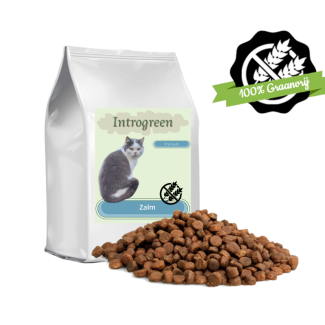 Premium Cat Grain-Free Salmon: 100% Grain-Free Food for Adult Cats of All Breeds 2-10 Kg