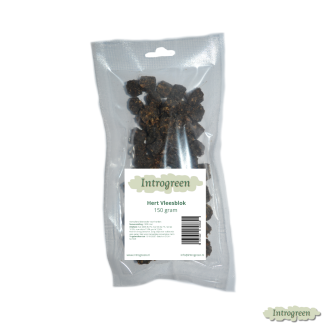 Hert Vleesblok 150 gram hondensnack