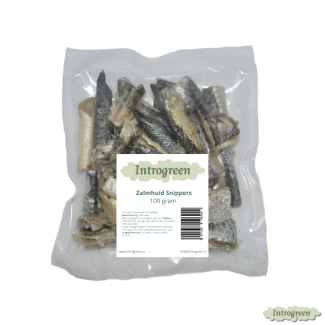 Zalmhuid Snippers 100 gram hondensnack