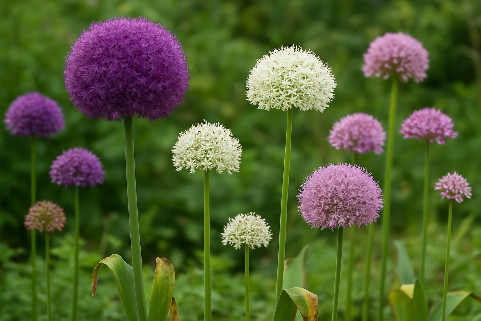 Popular Allium Varieties and Cultivars