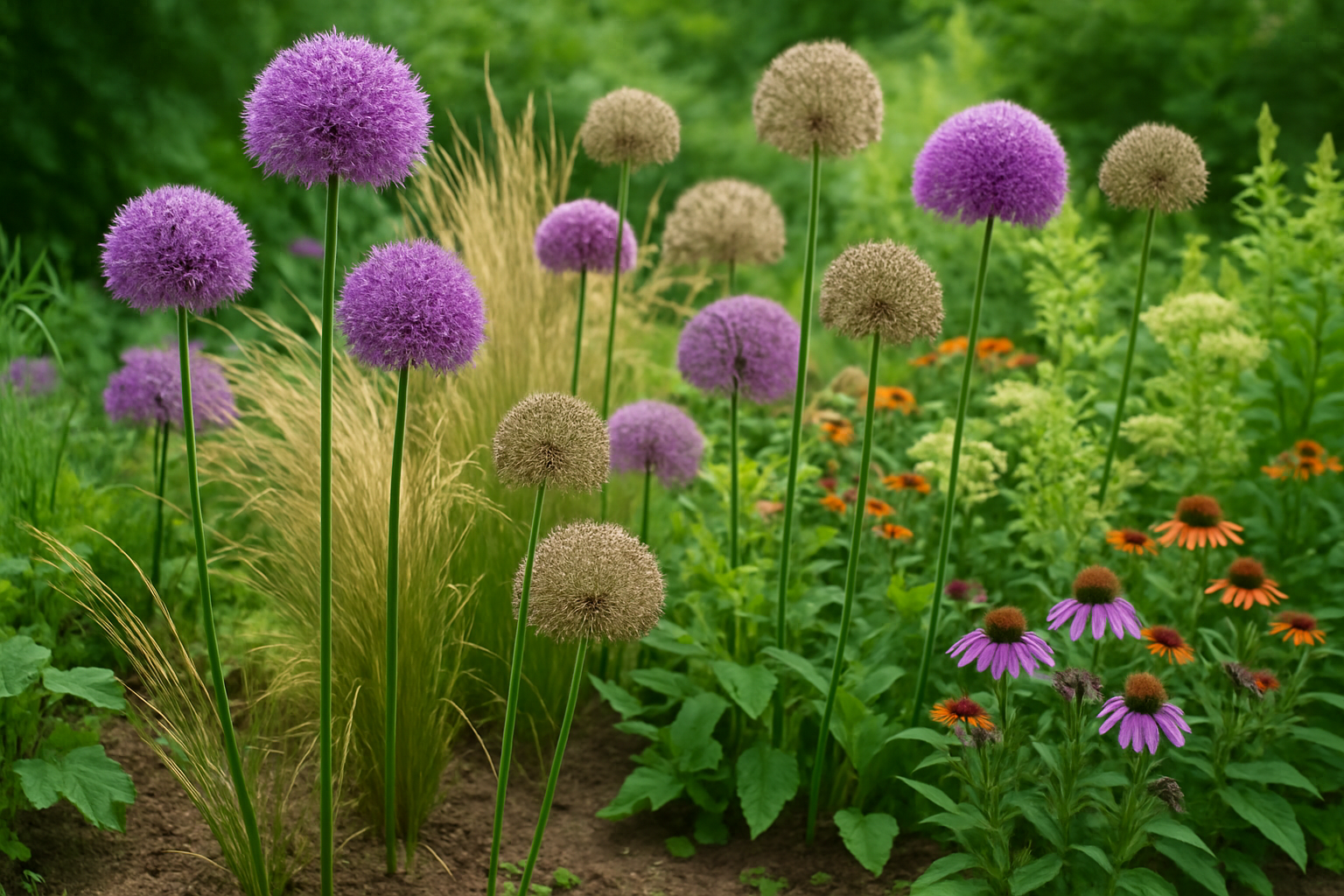 Using Allium in the Garden: Combinations and Inspiration