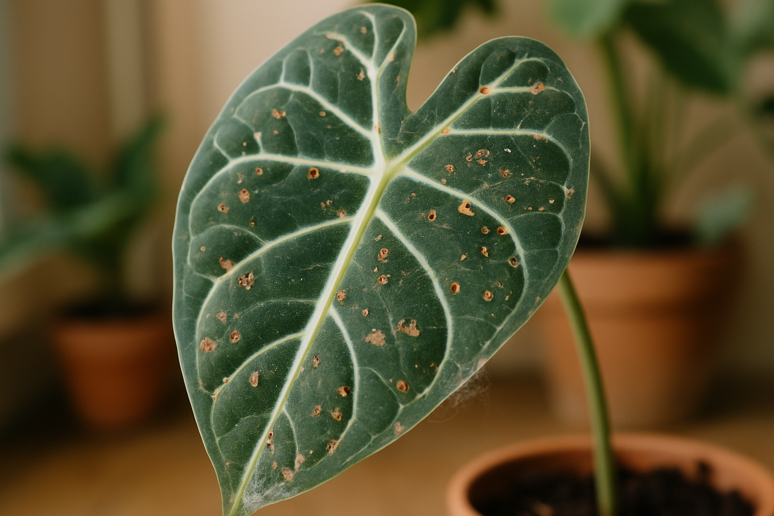 Pests and Diseases on Alocasia: Identification and Approach