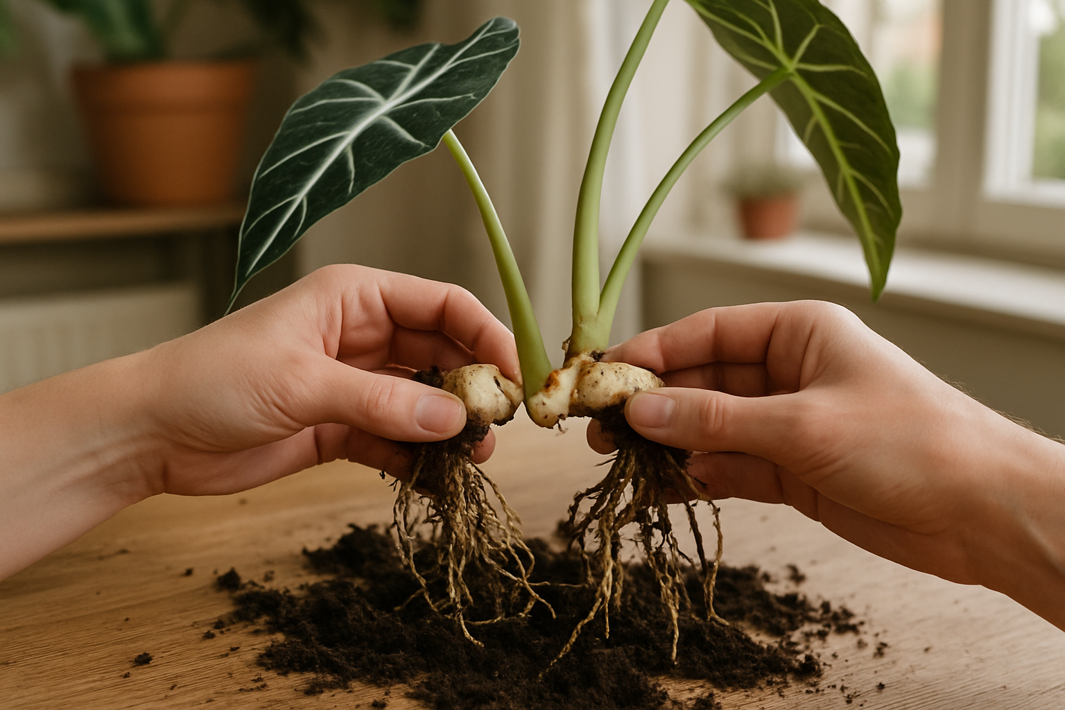 Alocasia propagation: How to do it