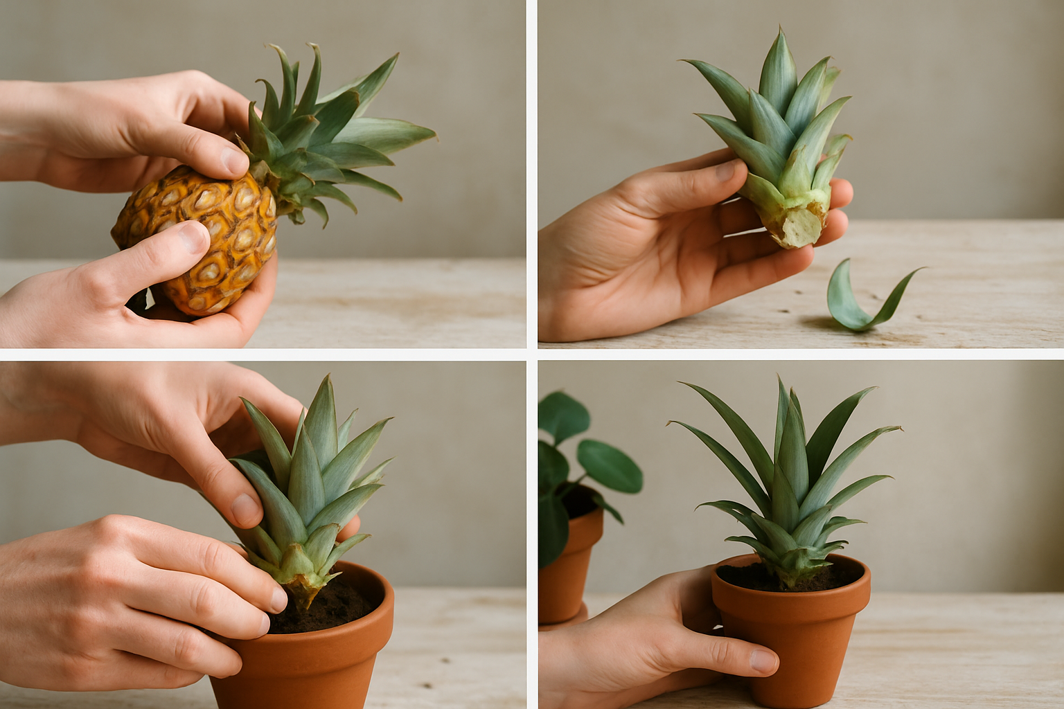 Pineapple Houseplant: Propagation
