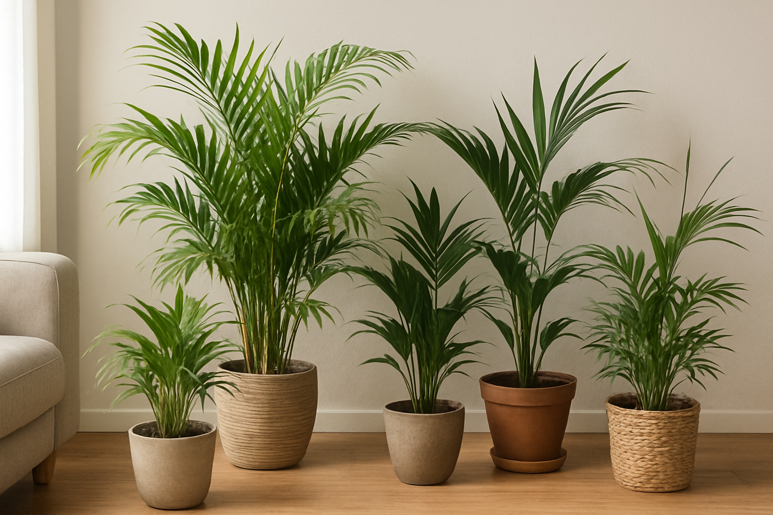 Areca palm: types and variations