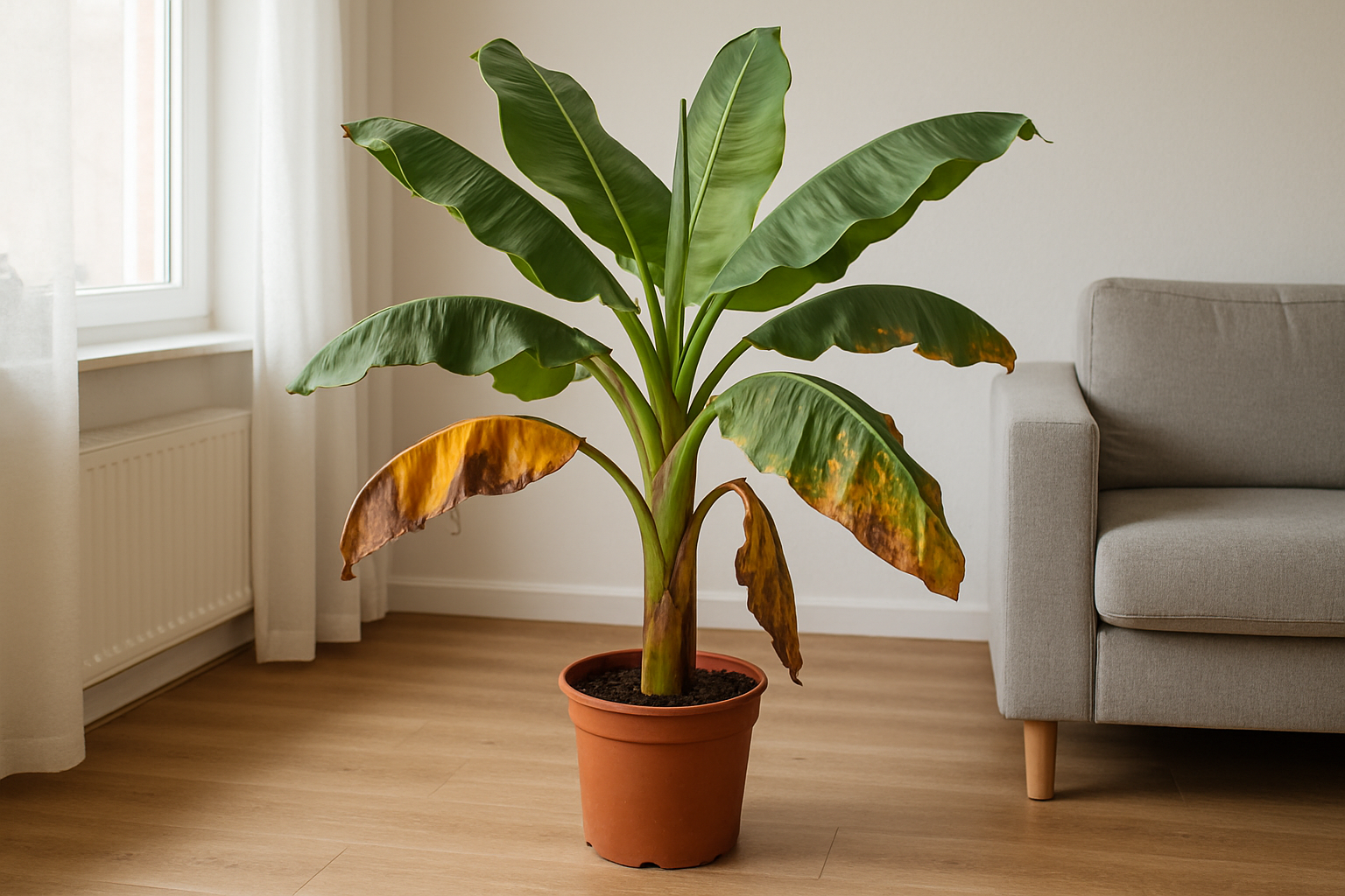 Common problems with the bananenplant