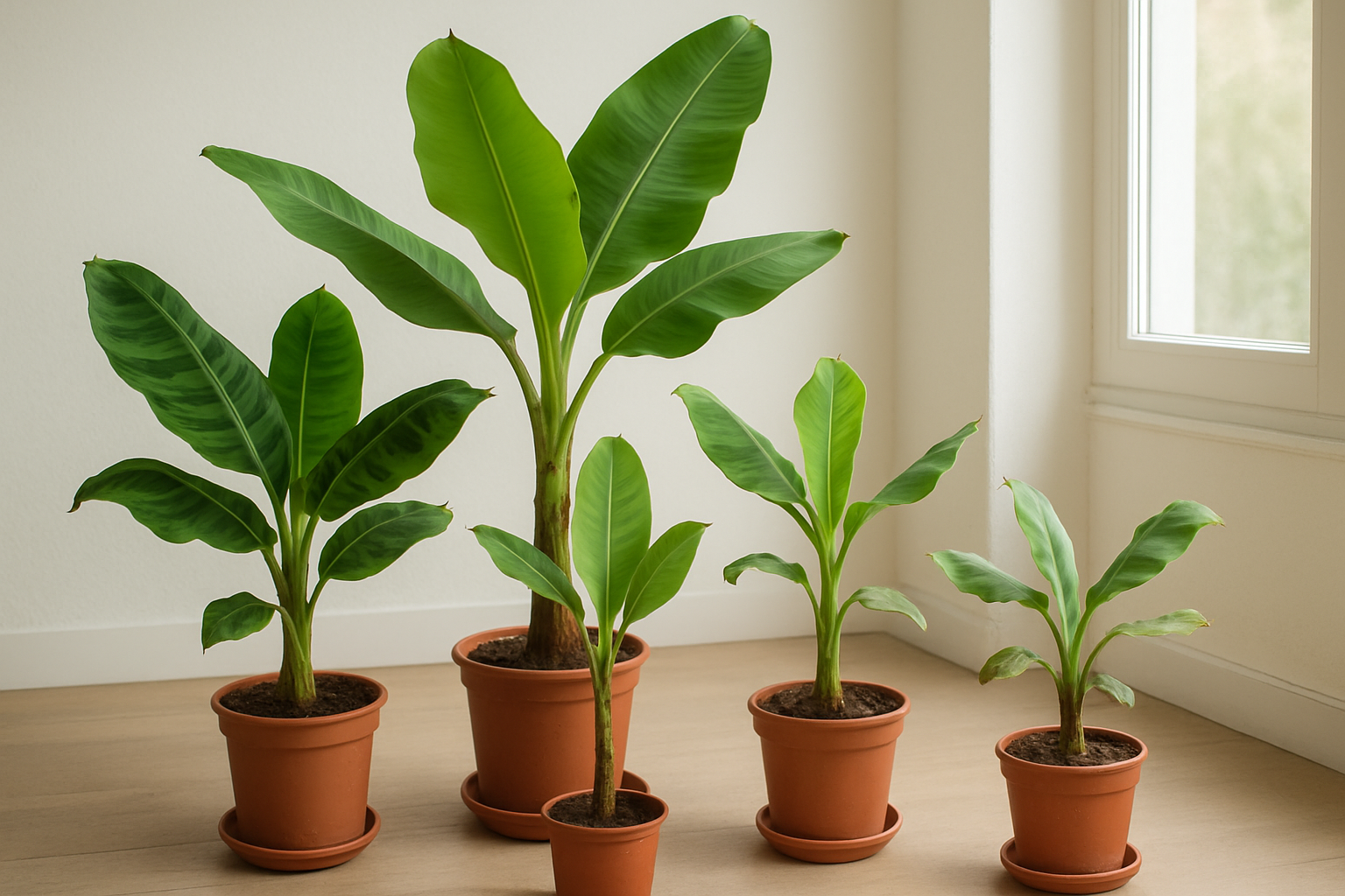 Popular Types of Banana Plants as Houseplants