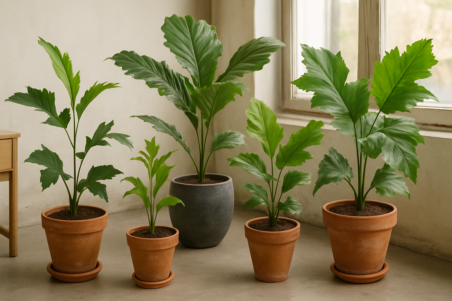 Caryota species as houseplants