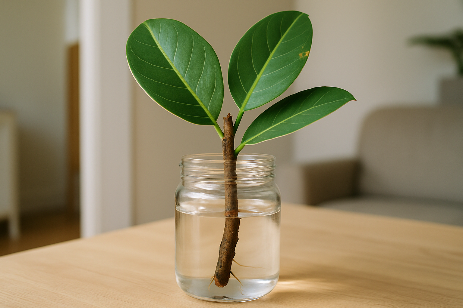 Ficus propagation: step by step