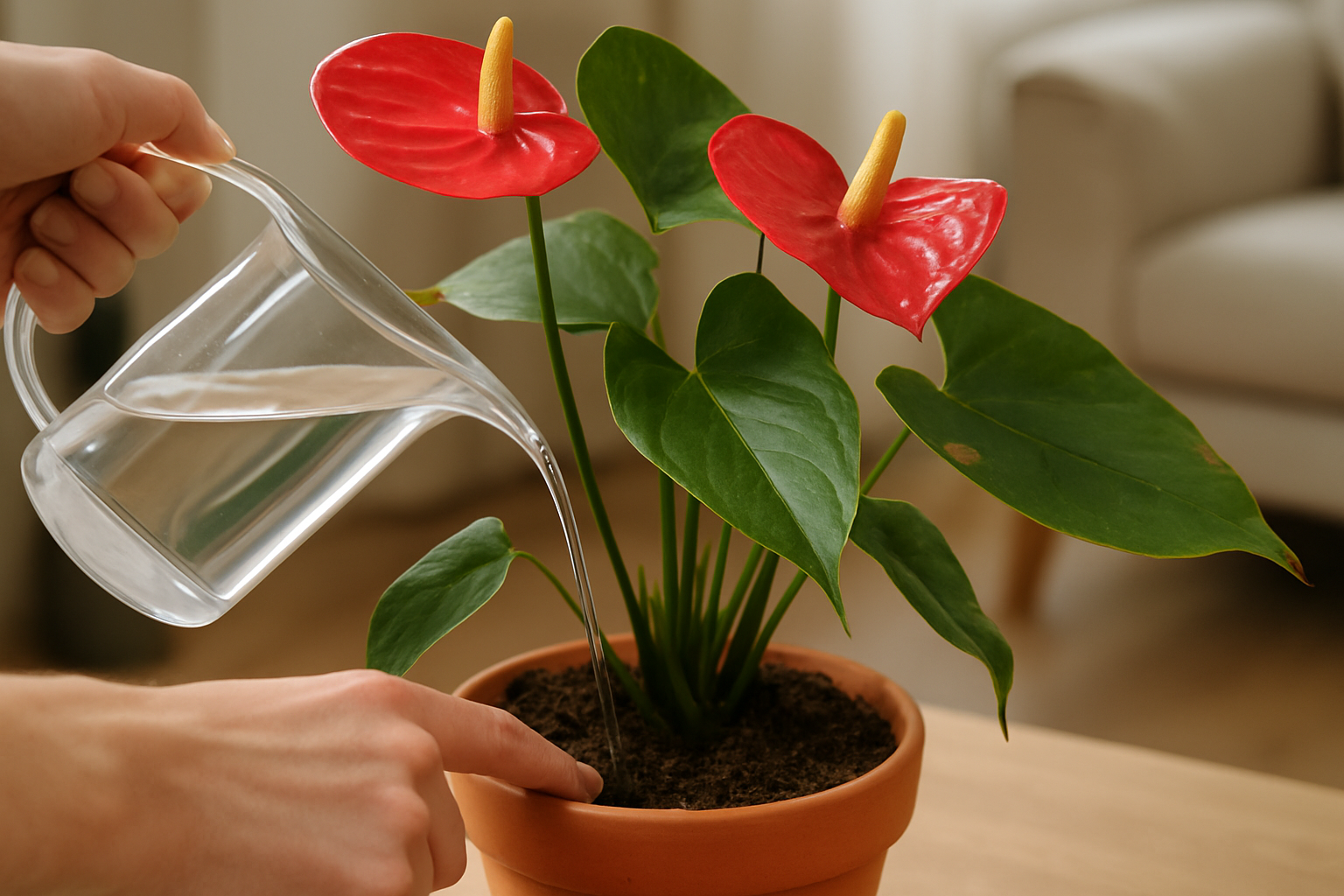 Flamingoplant care: Practical tips