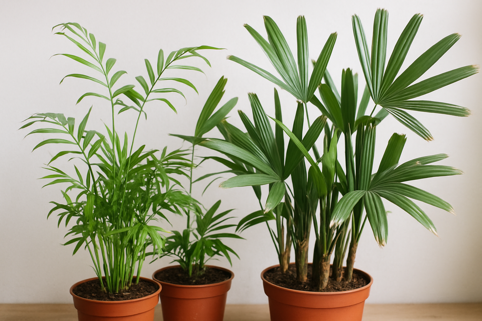 Parlor palm Varieties and Related Palms