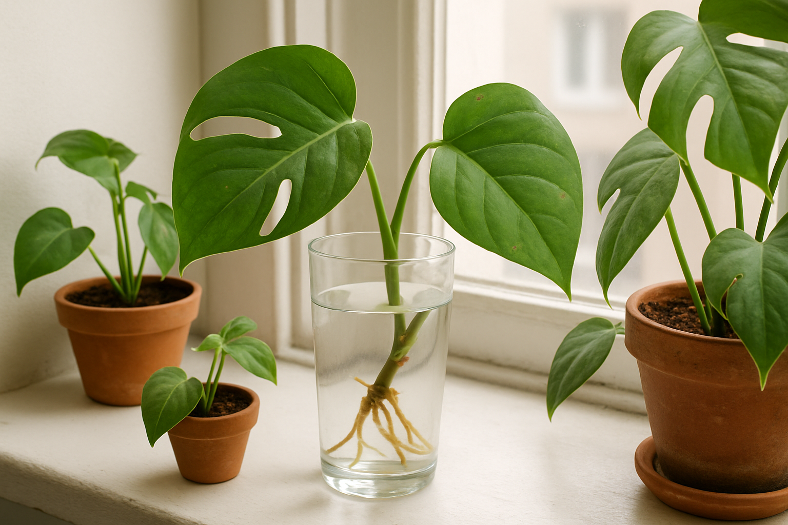 Easy Monstera Propagation