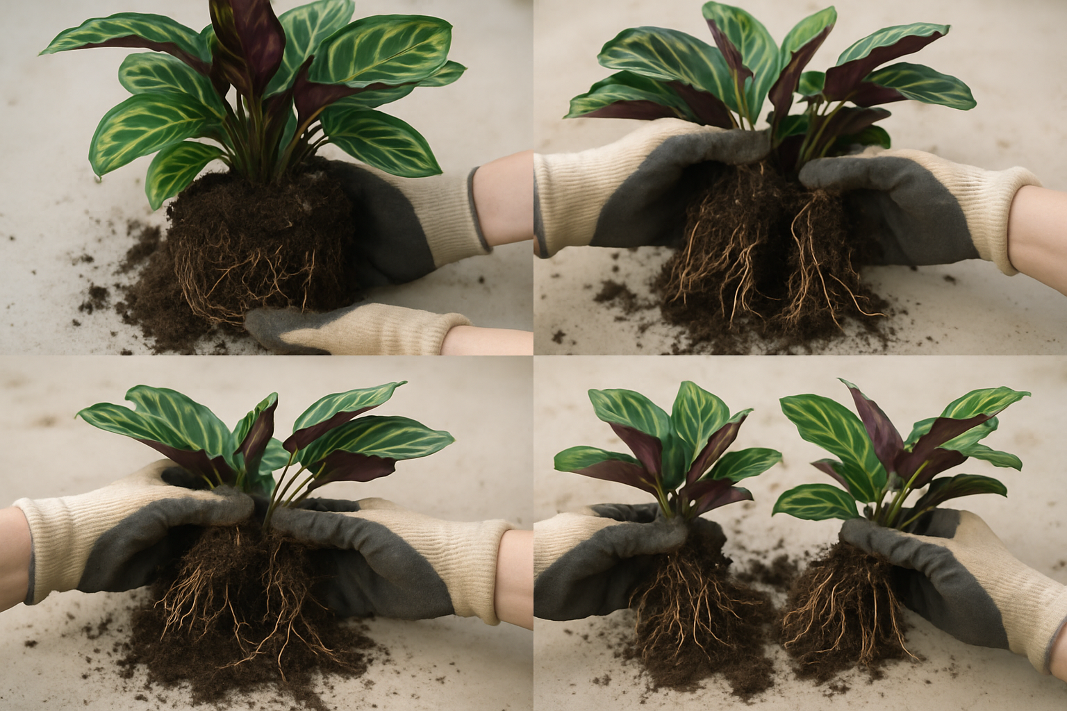 Peacock plant propagation: step-by-step instructions