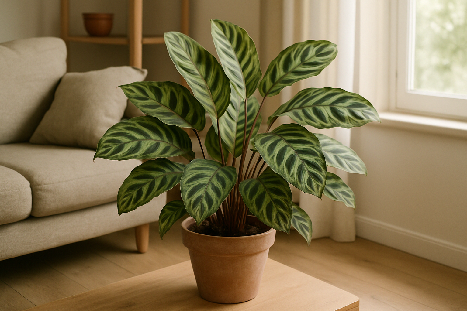 Peacock plant: care, problems and types