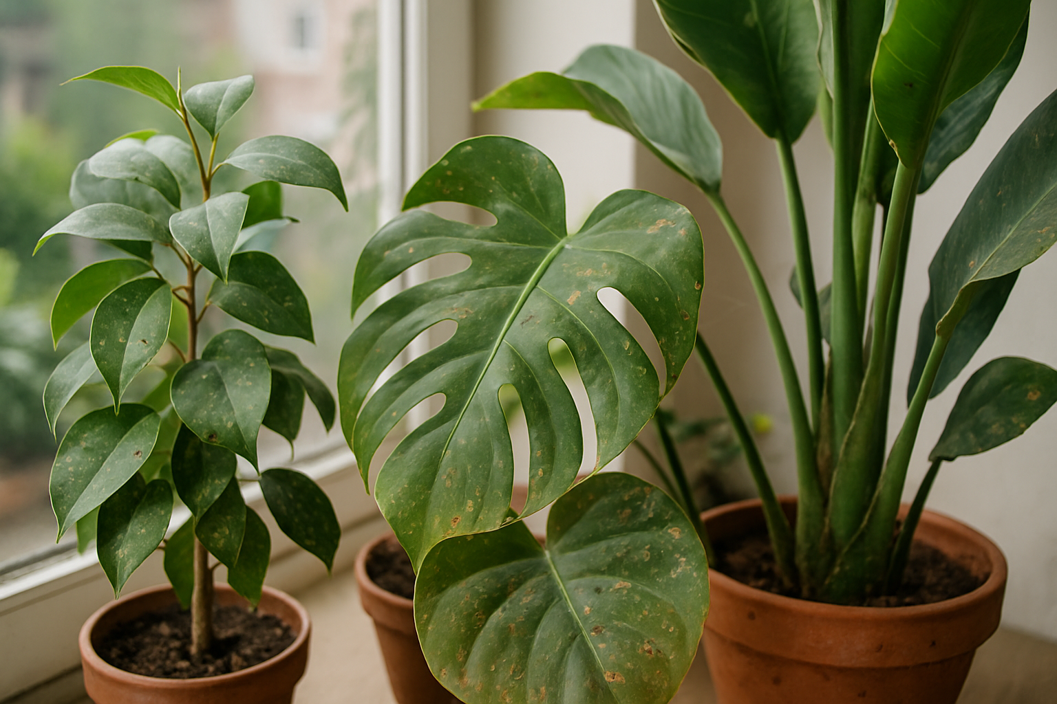 Examples of Pests on Houseplants