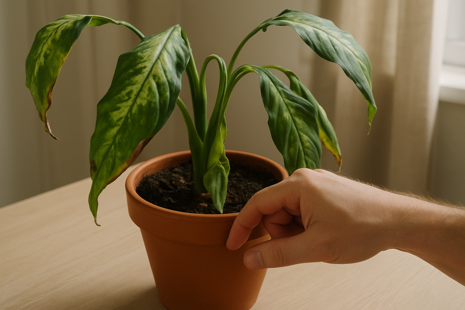 First Aid for Problems After Repotting or Moving Plants