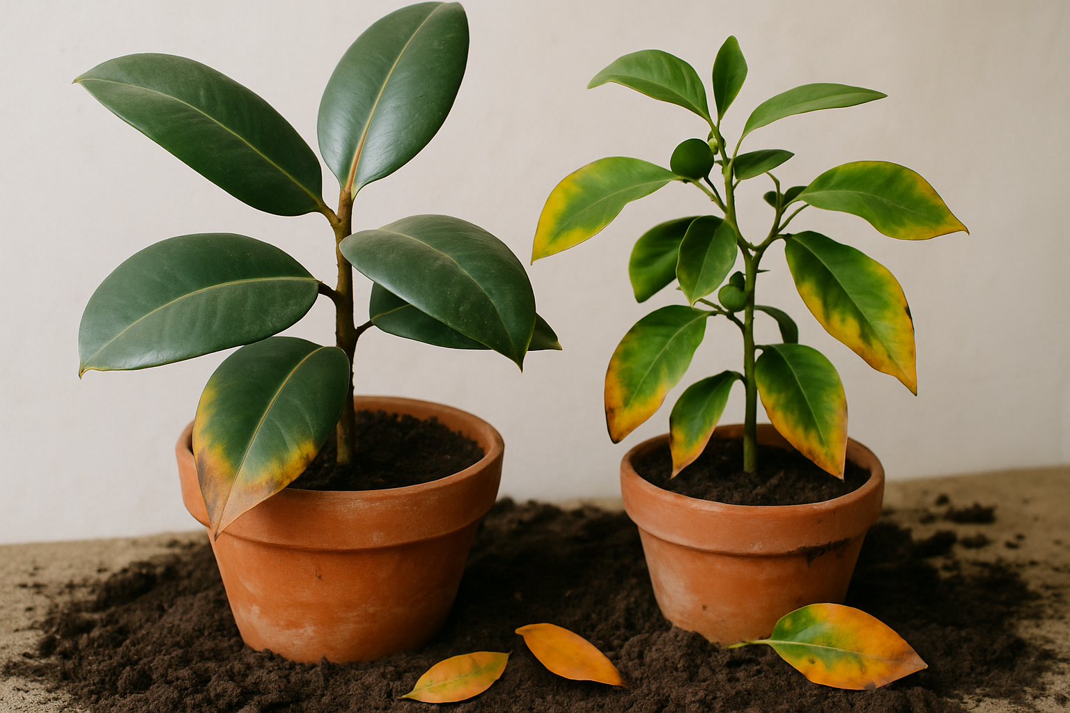Causes of Plant Stress After Moving