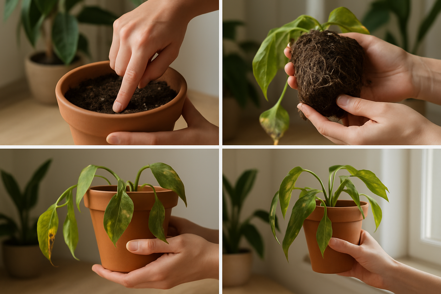 First Aid for a Drooping Plant