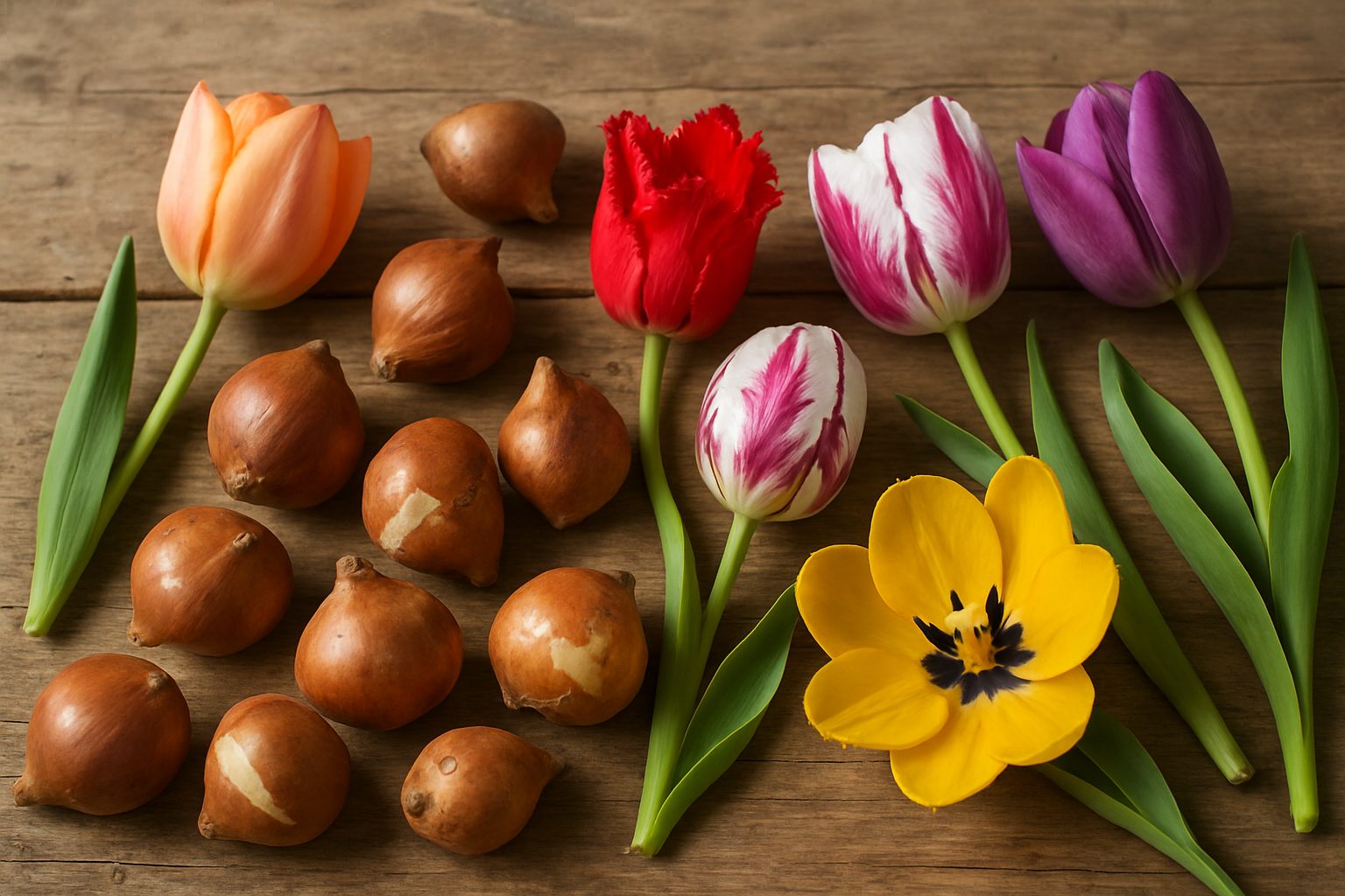 Tulip Bulb Types and Colours
